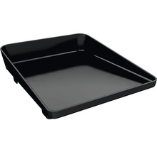 Schwarze Kunststoff-Auffangschale