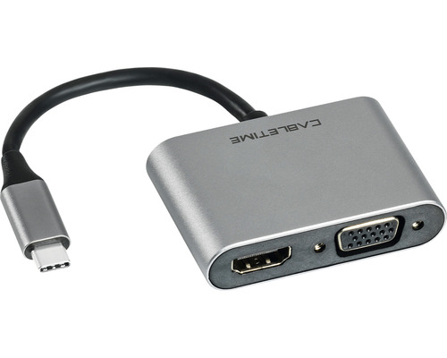 Adaptateur USB C 2 en 1