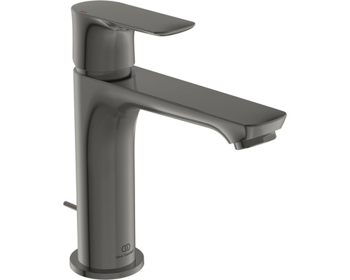 Robinet de lavabo pour vasque à poser Ideal Standard Connect Air magnetic grey brossé A7012A5