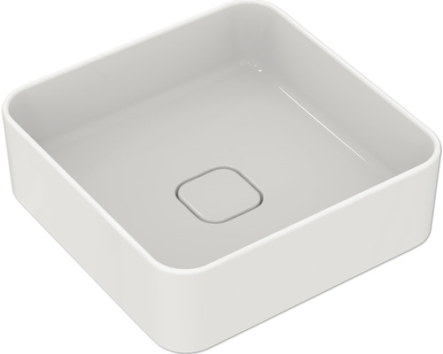 Aufsatzwaschbecken Ideal Standard Strada II 40 x 40 cm weiss glänzend T296201 Aufsatzwaschbecken aus Keramik, quadratisch