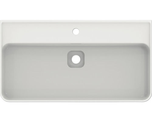 Lavabo en céramique vu de dessus