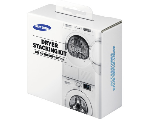 Logo Samsung Kit de superposition sèche-linge sur l''emballage