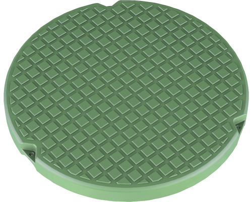 Runder Schachtdeckel mit Riffelblechmuster