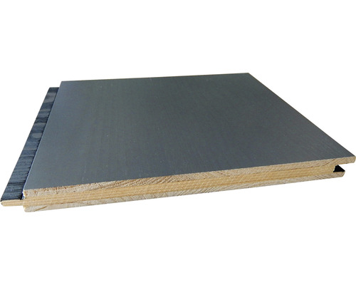 Faseprofil 3-Schichtplatte Fichte dunkelgrau 19x246x2450 mm