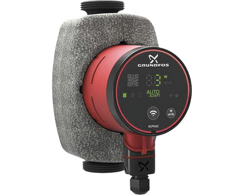 Grundfos ALPHA3 Heizungspumpe mit Isolierung