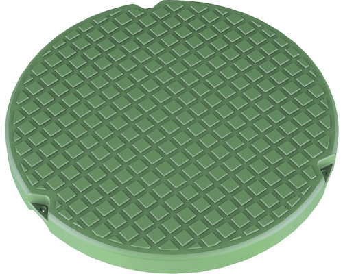Runde Revisionsschachtabdeckung mit Rautenmuster