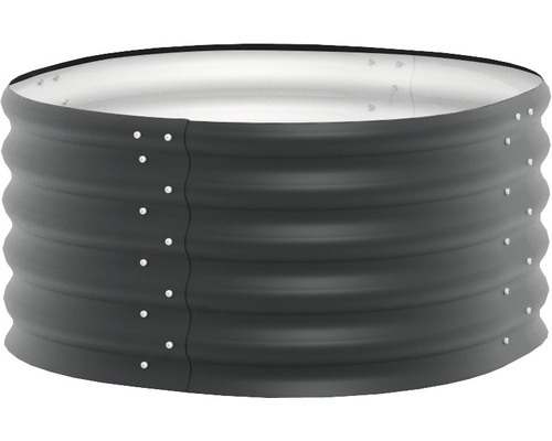 Hochbeet aus gewelltem Stahl