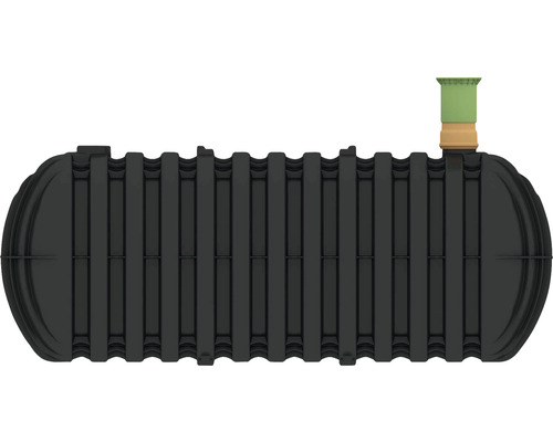 Schwarzer Erdtank zur Abwasserbehandlung