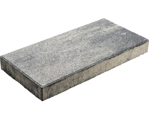 Dalle de terrasse en béton Crescendo Trend gris-anthracite-mélange 50x25x5 cm Pavé rectangulaire en béton