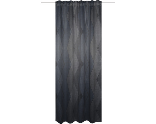Rideau obscurcissant avec galon fronceur Jaro bleu 135x245 cm
