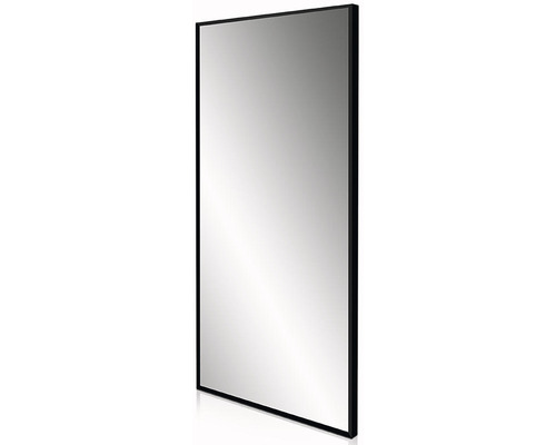 Miroir à cadre Cordia Rimini LxHxP 41x80x2 cm noir