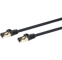LAN Kabel CAT.8 S/FTP schwarz 10 m