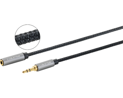 Câble audio prises jack/fiches 3,5 mm 1,8 m