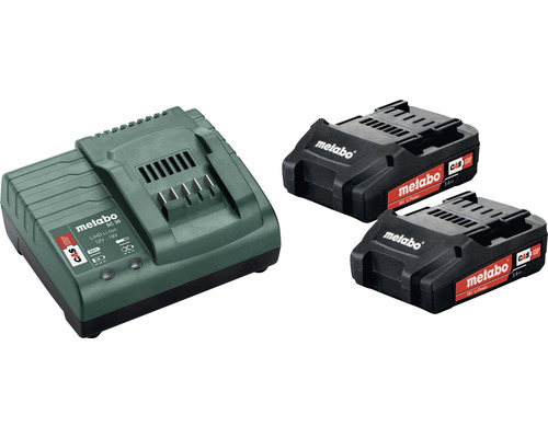 Chargeur Metabo avec deux batteries