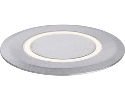 Spot encastrable au sol en acier inoxydable avec lumière LED