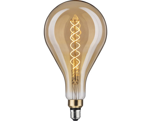 Ampoule sphérique à LED E27 7 W 1800 K à intensité lumineuse variable or