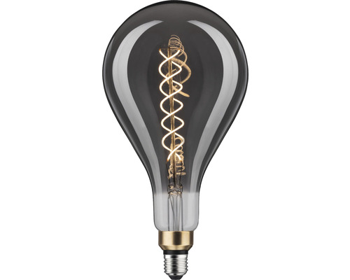 LED Tropfenlampe E27 7 W 1800 K dimmbar rauchglas