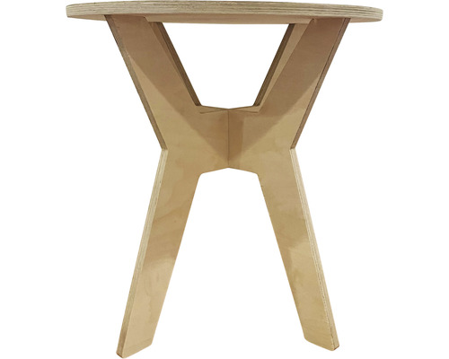 Table ronde en bois