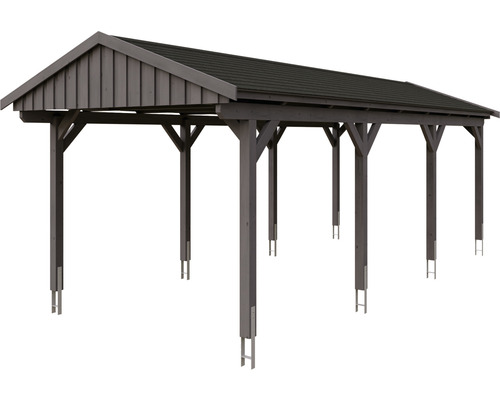 Holz Carport mit Dach