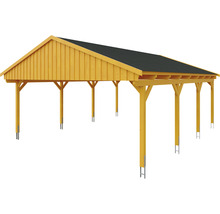 Holzcarport mit Dach