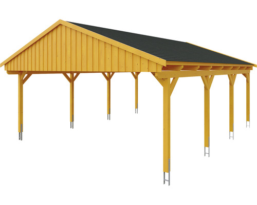 Holzcarport mit Dach