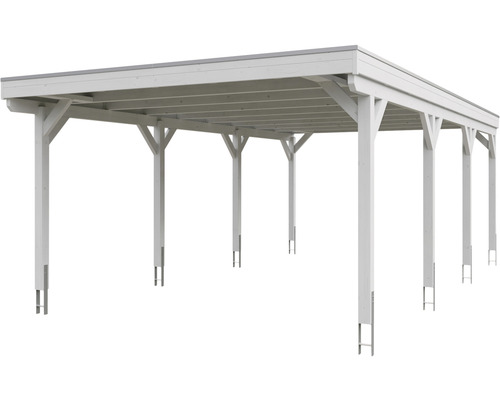 Freistehender Carport aus Holz
