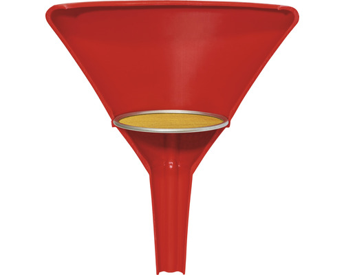 Entonnoir rouge avec filtre