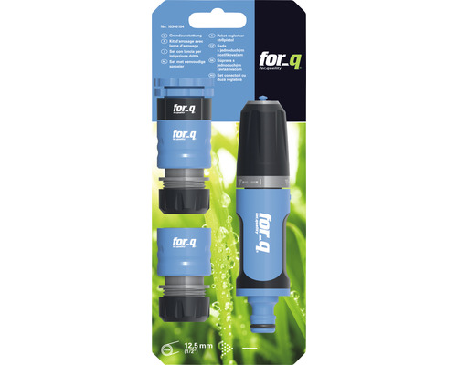 For-q Gartenschlauch-Anschluss-Set 12,5 Millimeter
