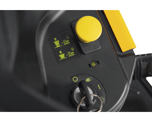 Panneau de commande d''une machine avec interrupteurs et contacteur d''allumage