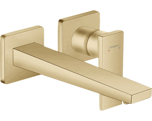 Robinet de lavabo encastré hansgrohe METROPOL brushed bronze brossé sans corps de base encastré 32526140