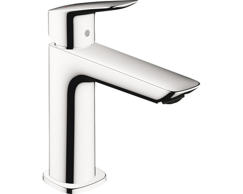 Robinet de lavabo hansgrohe LOGIS 110 Fine avec tige de traction chrome 71251000 Robinet de lavabo en métal
