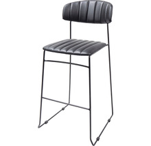Tabouret de bar Veba Mundo 105 x 46,5 x 49 cm acier noir