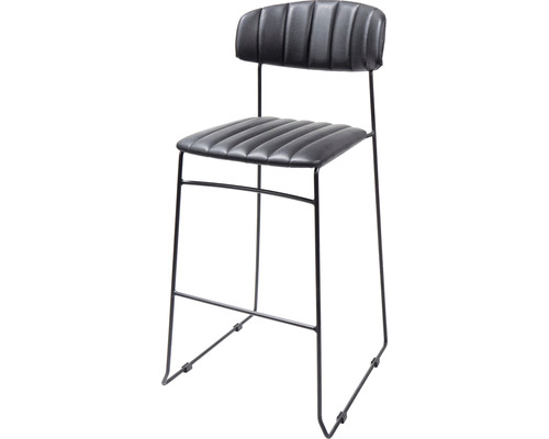 Tabouret de bar Veba Mundo 105 x 46,5 x 49 cm acier noir