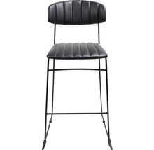 Tabouret de bar Veba Mundo 105 x 46,5 x 49 cm acier noir