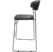 Tabouret de bar Veba Mundo 105 x 46,5 x 49 cm acier noir