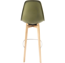 Tabouret de bar avec assise et repose-pieds