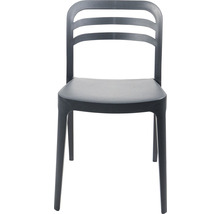 Chaise avec dossier en plastique