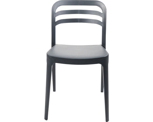 Chaise avec dossier en plastique