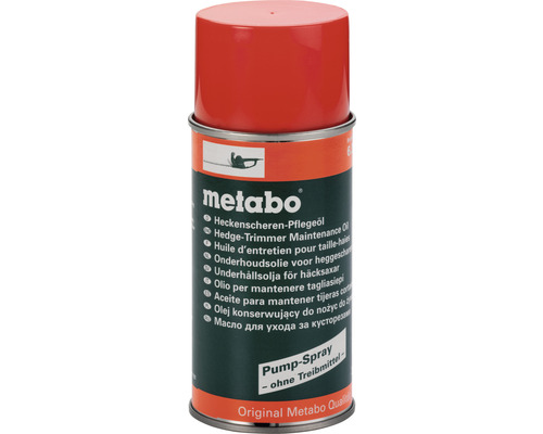 Huile d'entretien en spray METABO HS pour taille-haies