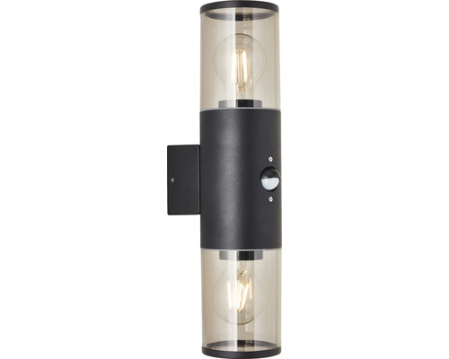 Aussenwandleuchte mit Bewegungsmelder und Leuchtmittel