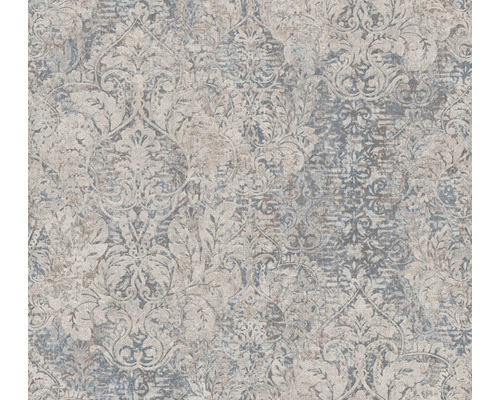 Papier peint intissé 38093-1 Mata Hari ornement vintage beige Papier peint avec motif floral ornemental