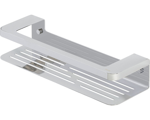 Étagère de douche en métal avec fentes