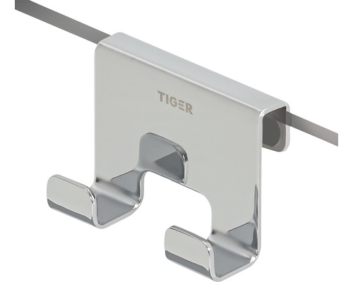 Patère de salle de bains TIGER Caddy chrome brillant 7 x 5cm 1401230346