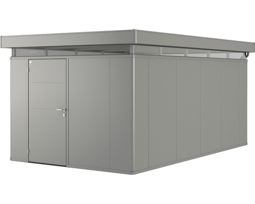 Remise à outils biohort CasaNova 3x5 porte à gauche 330 x 530 cm gris quartz métallique