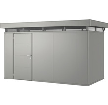 Remise à outils biohort CasaNova 4x2 porte à gauche 430 x 230 cm gris quartz métallique