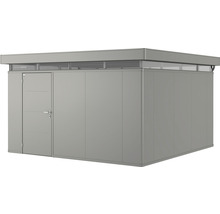 Remise à outils biohort CasaNova 4x4 porte à gauche 430 x 430 cm gris quartz métallique