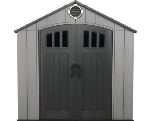 Abri de jardin avec double porte et lanterneau