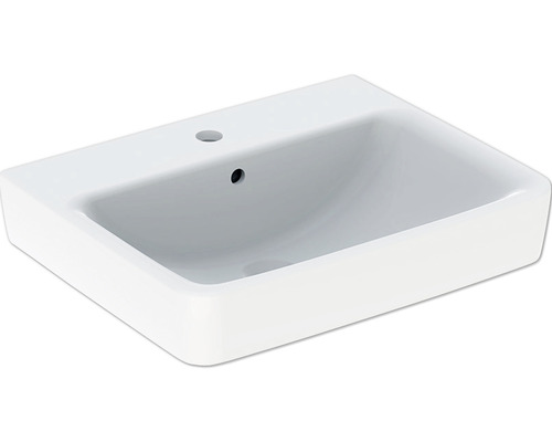 Keramik Handwaschbecken mit Hahnloch und Überlauf