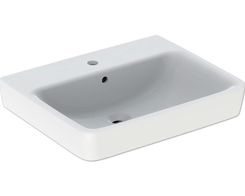 Meuble-lavabo GEBERIT Renova Plan 60 cm x 48 cm blanc brillant 501636001