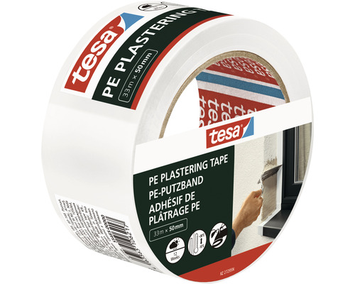 Tesa PE Putzband Rolle, 33 m x 50 mm